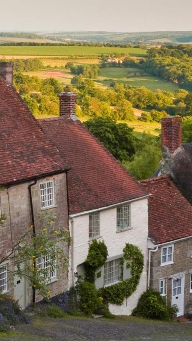 View down Gold Hill, Shaftesbury