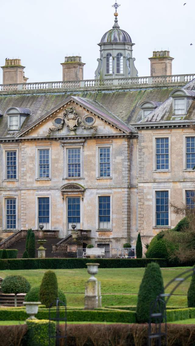 The exterior of Belton Estate and well kept gardens.