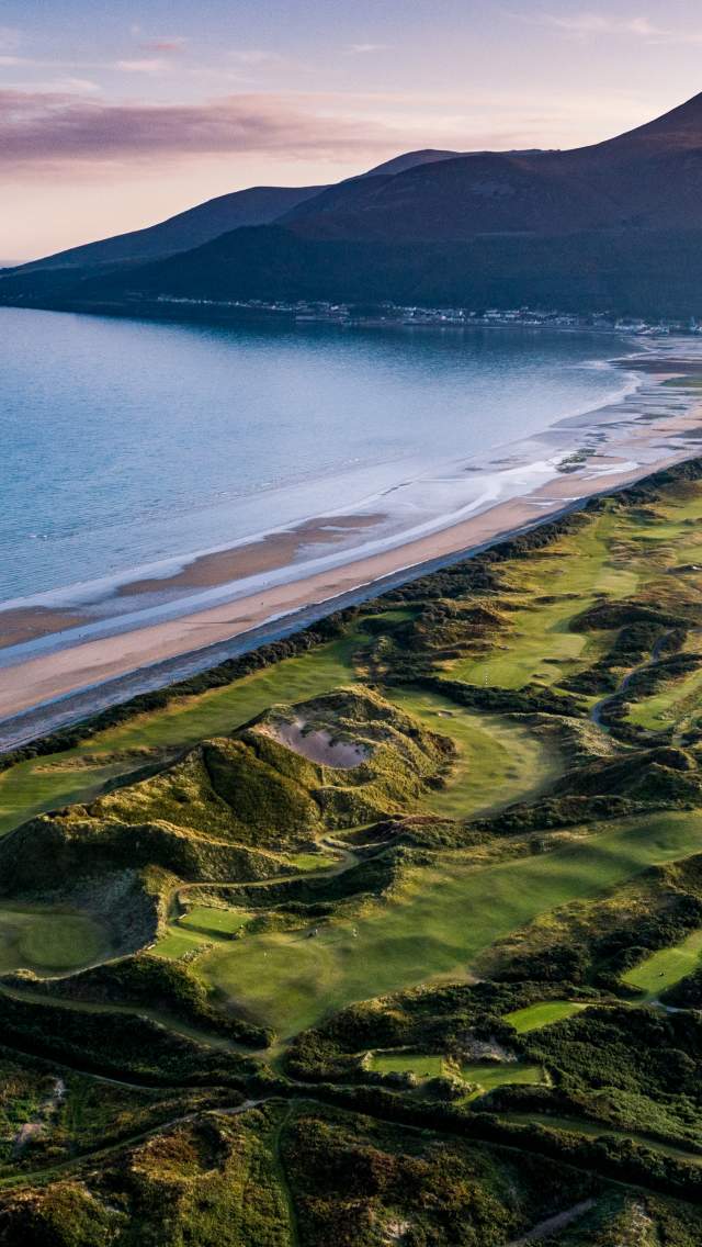 A crowd of people at Royal County Down.