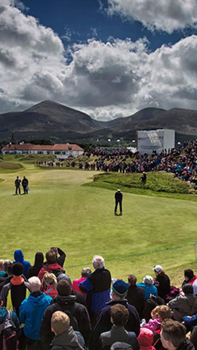 Spectators at the Irish Open 2015 at Royal County Down Golf Course