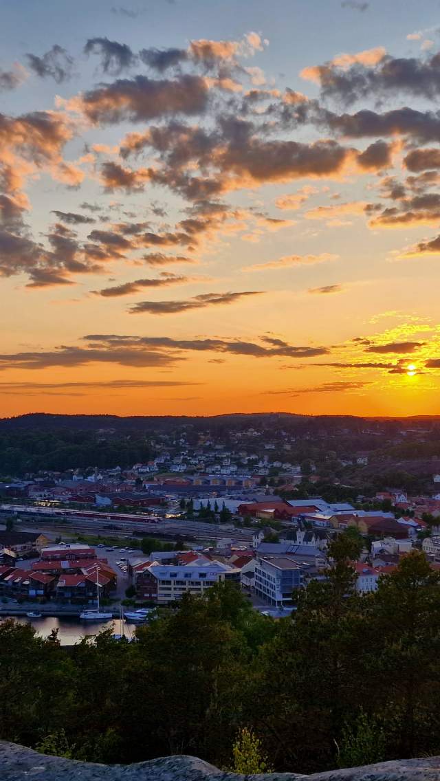 Utsikt fra Fredriksten festning