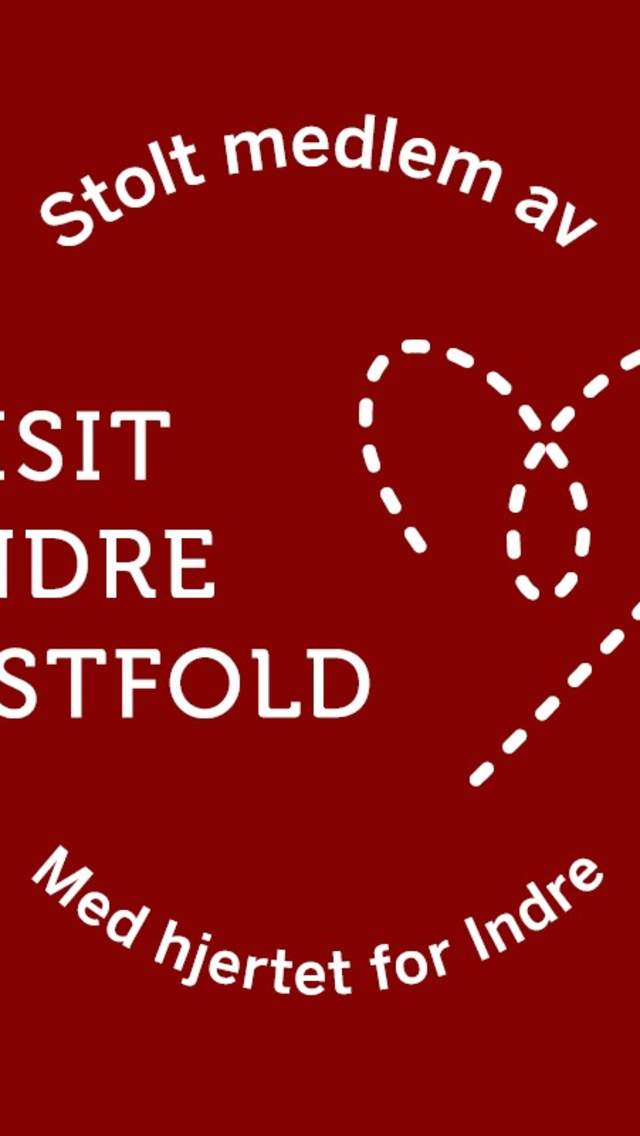 Klistremerke med stolt medlem av Indre Østfold