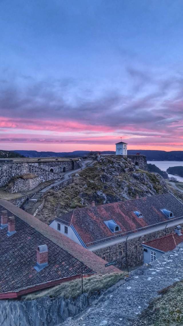Utsikt fra Fredriksten festning