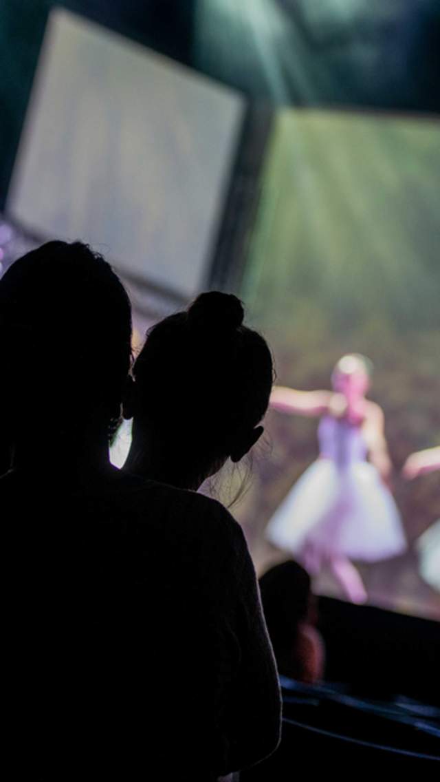 Ballett på scenen i Kulturhuset