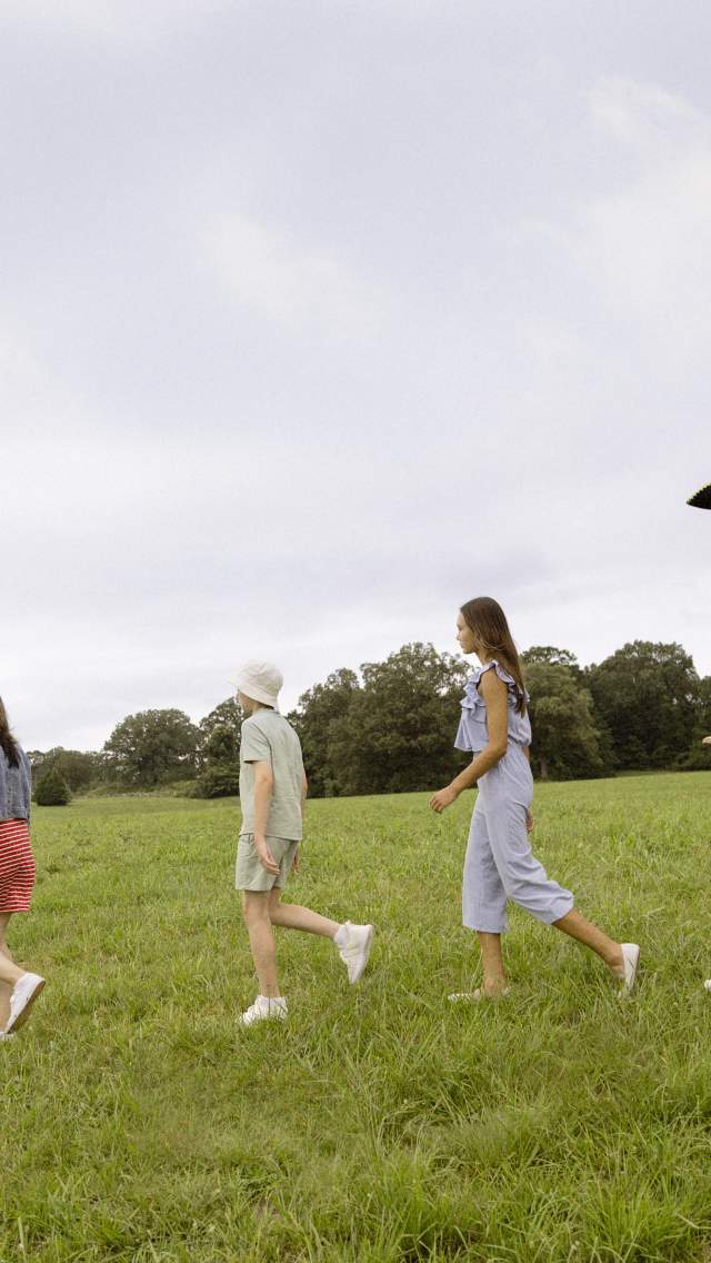 Family on Yorktown Battlefield