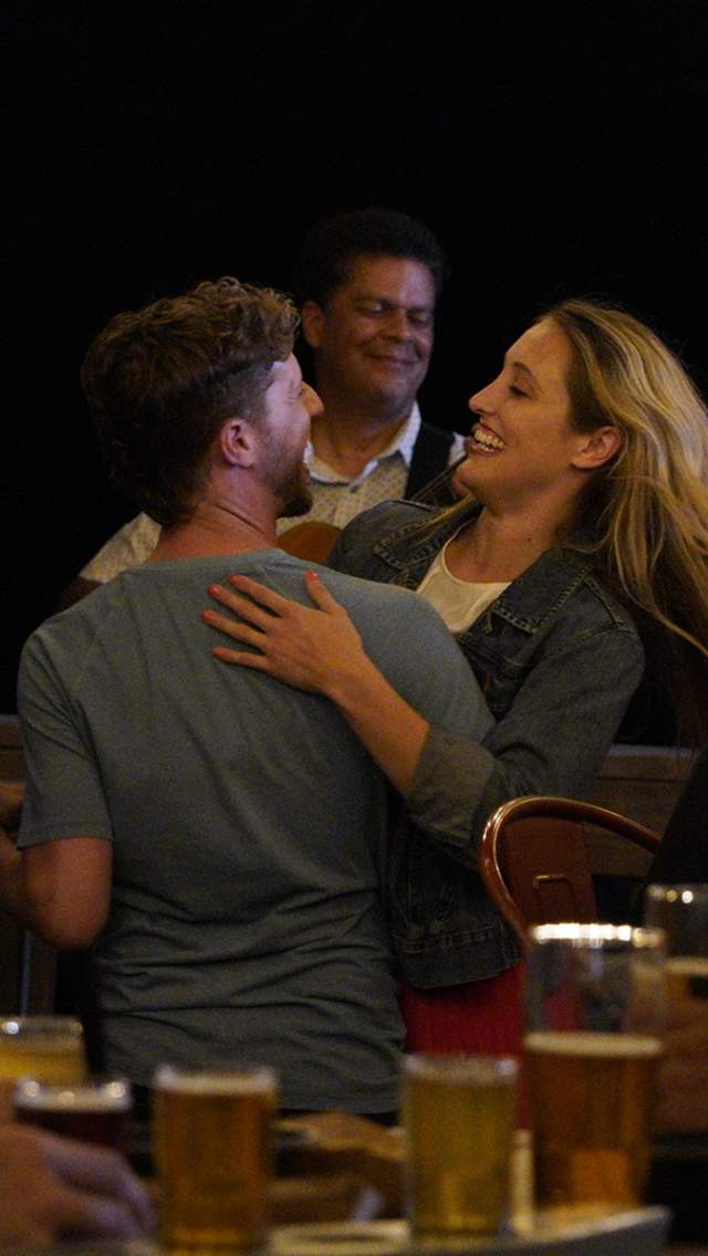 Couple Dancing at Brewery