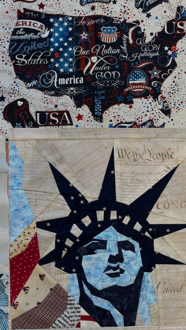 Quilt squares for the Great American Birthday Quilt.