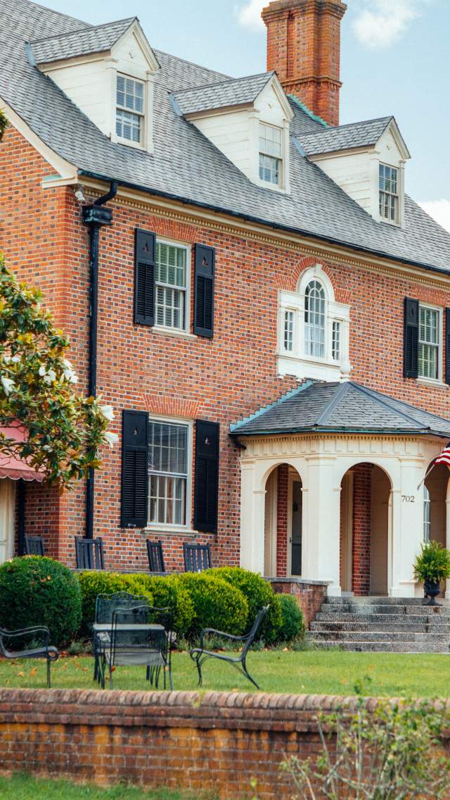 Outside the Hornsby House