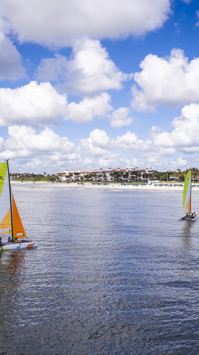 Five miles of private beaches are the hallmark of Sea Island, GA