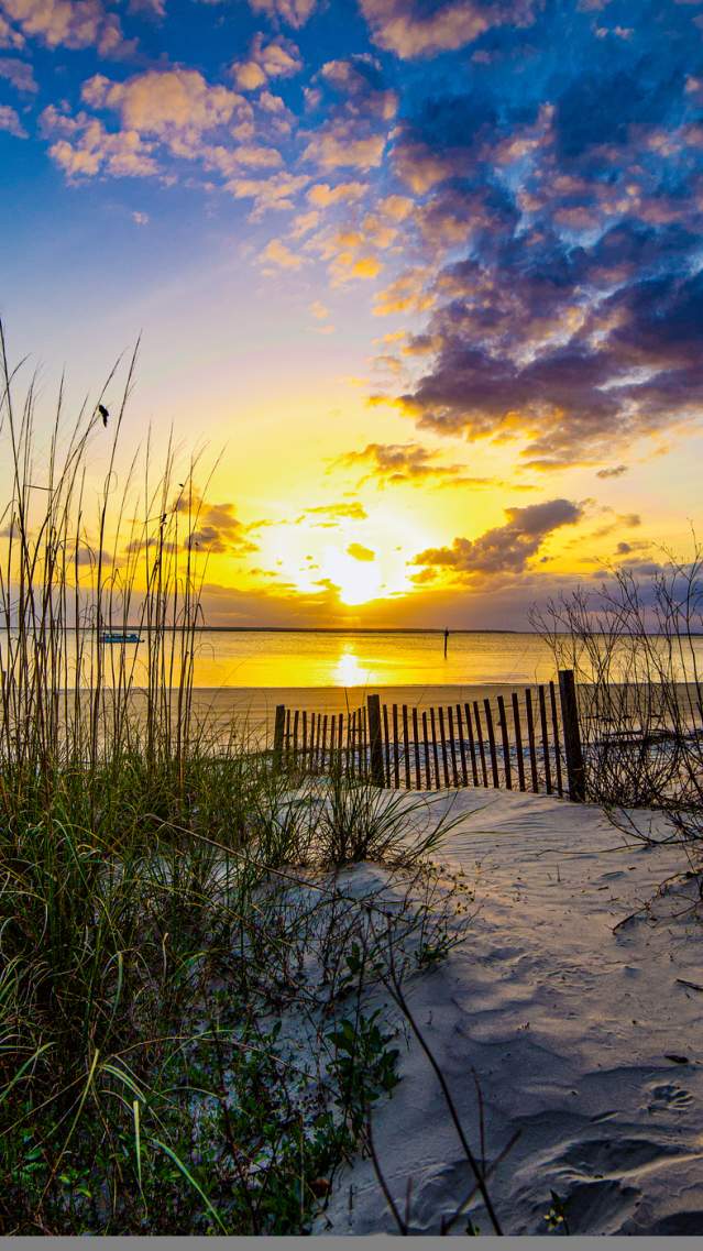 Beach on Jekyll Island, Georgia