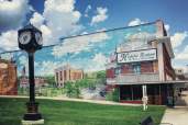 Uptown Roxboro Clock