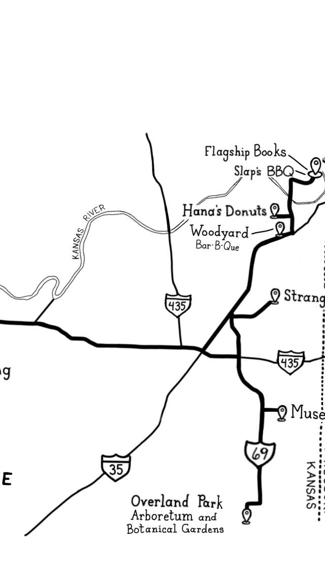Northeast Kansas Day Trip Map