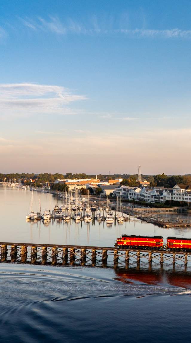 Fall - Waterfront - Train