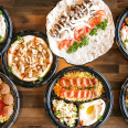 Table of Shawarma House dishes