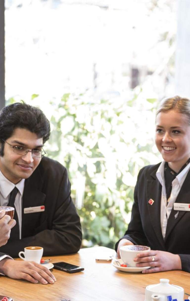 Group of students at Queenstown Resort College