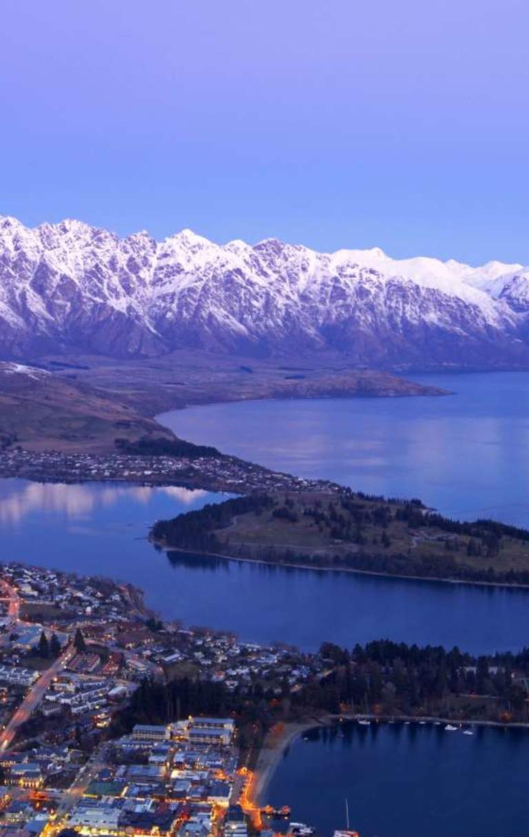 Queenstown Aerial Winter Views