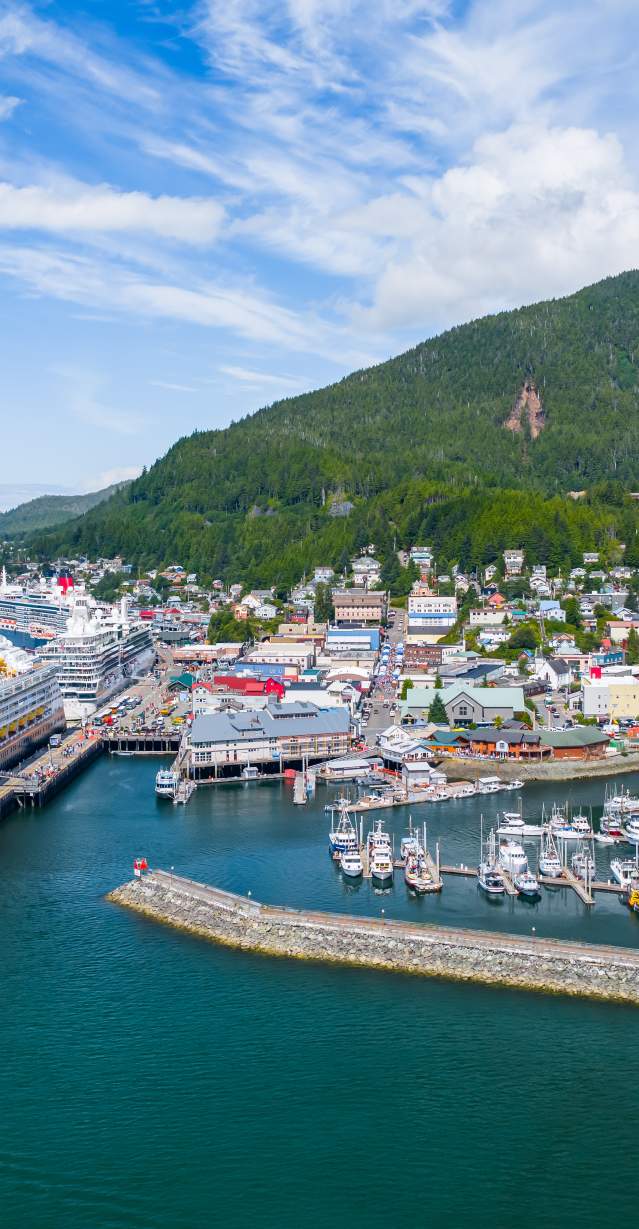 Downtown Cruise Ship Aerial View 2025 - 3