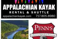 Appalachian Kayak presents the Penn’s Tavern Paddle