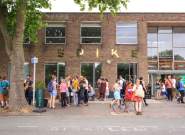 Spike Island Exterior with people outside