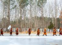 A Journey of Peace: Buddhist Monks’ Cross-Country Walk Comes Through Prince William