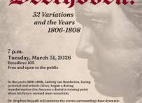 Faculty Lecture: Dr. Stephen Husarik, "Beethoven 32 Variations"