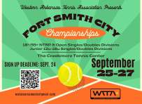 Western Arkansas Tennis Association presents Fort Smith City Championships