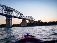 Cumberland at Bridge in Kayak