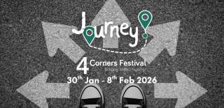 Graphic detailing the dates of the 4 Corners Festival.