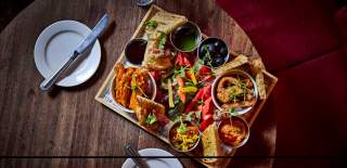 A platter of food from Henry's in Belfast.
