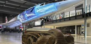 Concorde and engine at Aerospace Bristol  - credit Aerospace Bristol