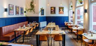 BANK Restaurant Interior Tables