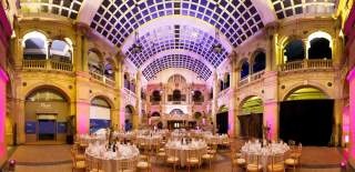 Main hall set up for wedding reception at Bristol Museum & Art Gallery - credit Bristol Museum & Art Gallery