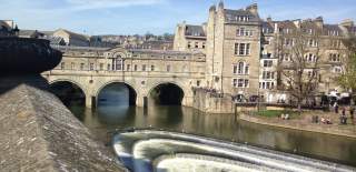 Bath - Pulteney Bridge Blue Sky