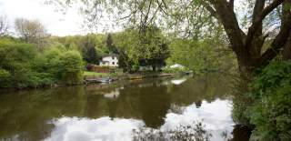 A view of the Beeses riverside pub on the banks of Conham River Park in East Bristol - credit Paul Box