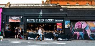 The exterior of the Bristol Beer Factory Taproom on North Street in the Southville area of Bristol - credit Bristol Beer Factory