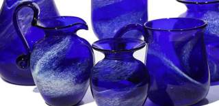 Bristol Blue Glass vases and jugs - Credit Bristol Blue Glass