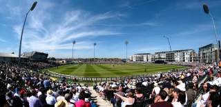 An audience at the Seat Unique cricket stadium in North Bristol - credit Gloucestershire County Cricket Club