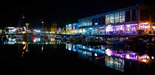 Bristol Harbourside at night - credit Matthew Alden