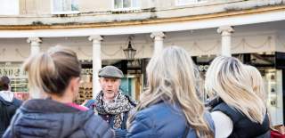 Group on a food tour in Bath - credit Savouring Bath
