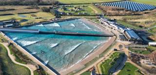 Aerial view of The Wave near Bristol - credit The Wave