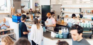 Little Victories cafe in Wapping Wharf