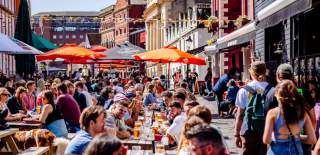 Old City Sounds 2024 on King Street in Bristol - Credit Julian Preece / Bristol City Centre BID