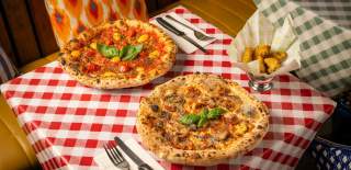 Pizzas at Pizza Pilgrims