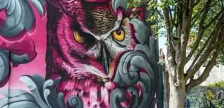 Techmoon mural for Upfest in Bristol - Photography by Street Art Atlas