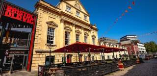 Exterior of Bristol Old Vic on King Street - credit Bristol BID