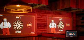 AR dart boards at Putt Above in Bristol - credit Putt Above