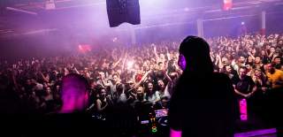 DJ and crowd in DOCUMENT nightclub in Bristol - credit KolabStudios Callum Chaplin