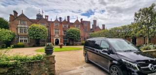 Cotswolds & Beyond - minivan outside Whatley Manor