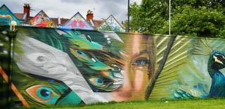 Hass mural on North Street Green - Upfest Presents 2024