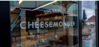 The Bristol Cheesemonger sign in Wapping Wharf, Bristol - credit The Bristol Cheesemonger